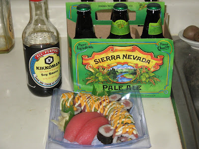 Savings spent on fancy sushi combo