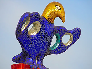 mosaic sculpture, Queen Califia's Magical Circle by Niki De Saint Phalle, photograph by Robin Atkins