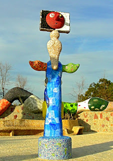 mosaic sculpture, Queen Califia's Magical Circle by Niki De Saint Phalle, photograph by Robin Atkins