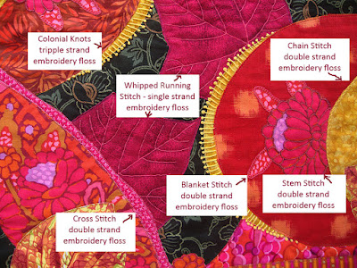 Robin Atkins, "Eclipse", embroidery embellishment, stitch identification Robin Atkins, "Eclipse", embroidery embellishment, stitch identification