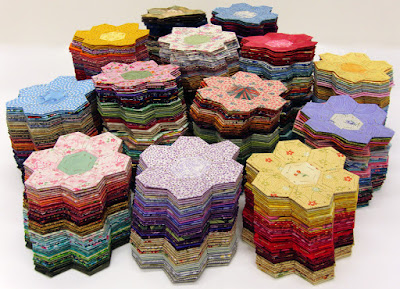 733 hexie flowers, Robin Atkins 733 hexie flowers, Robin Atkins