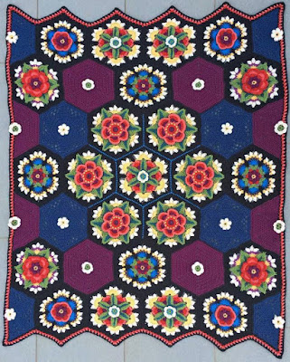 Frida's Flowers, Stylecraft Crochet-Along, designed by Jane Crowfoot Frida's Flowers, Stylecraft Crochet-Along, designed by Jane Crowfoot