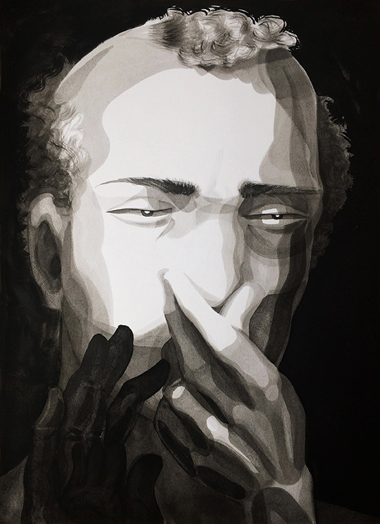 Marijn Akkermans Repulsion, 2019 ink on paper 70 x 50 cm Marijn Akkermans Repulsion, 2019 ink on paper 70 x 50 cm