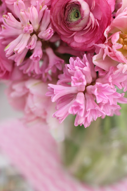 A Bunch for the Weekend-# 68-Pink Spring Flowers-Ingrid Henningsson-Of Spring and Summer