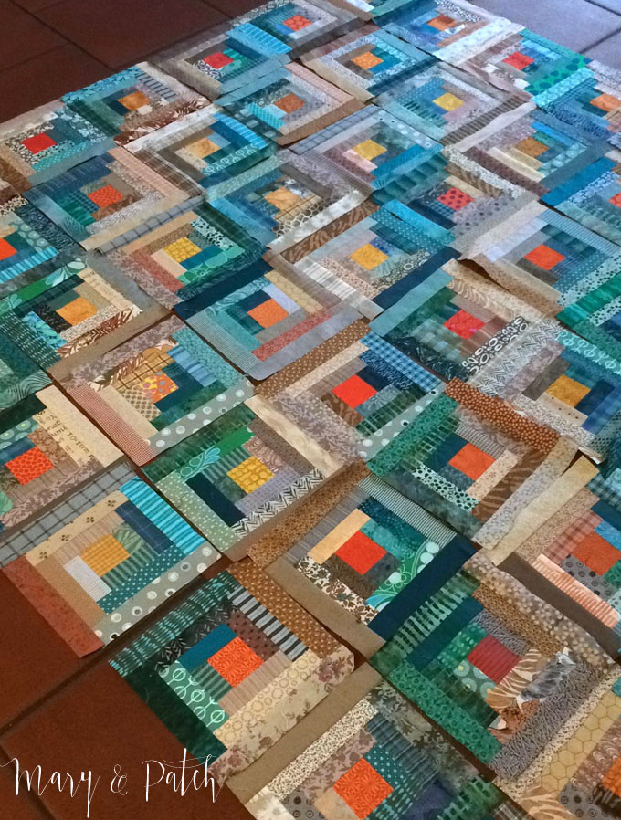 How to use the Log Cabin Trim Tool to make a quick Log Cabin quilt
