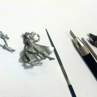 Swordmaster of Lusia - Avatars of War, cleaning flash lines Swordmaster of Lusia - Avatars of War, cleaning flash lines