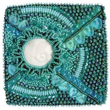 bead embroidery, bead journal project, April 08, Christy H