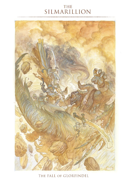 The Silmarillion : Glorfindel . Watercolor by Justin Gerard