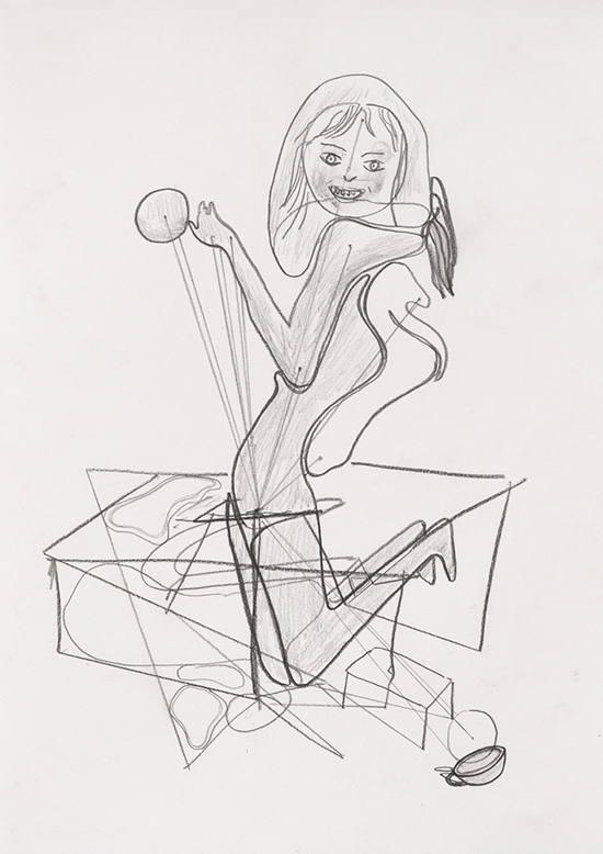 Mark Manders Untitled, 2009 pencil on paper 21 x 29,7 cm drawing Mark Manders Untitled, 2009 pencil on paper 21 x 29,7 cm
