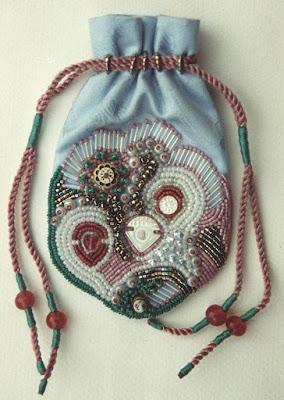 Robin Atkins, improvational bead embroidery Robin Atkins, improvational bead embroidery