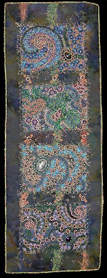bead journal project, tapestery featuring 4 pieces by Carol L