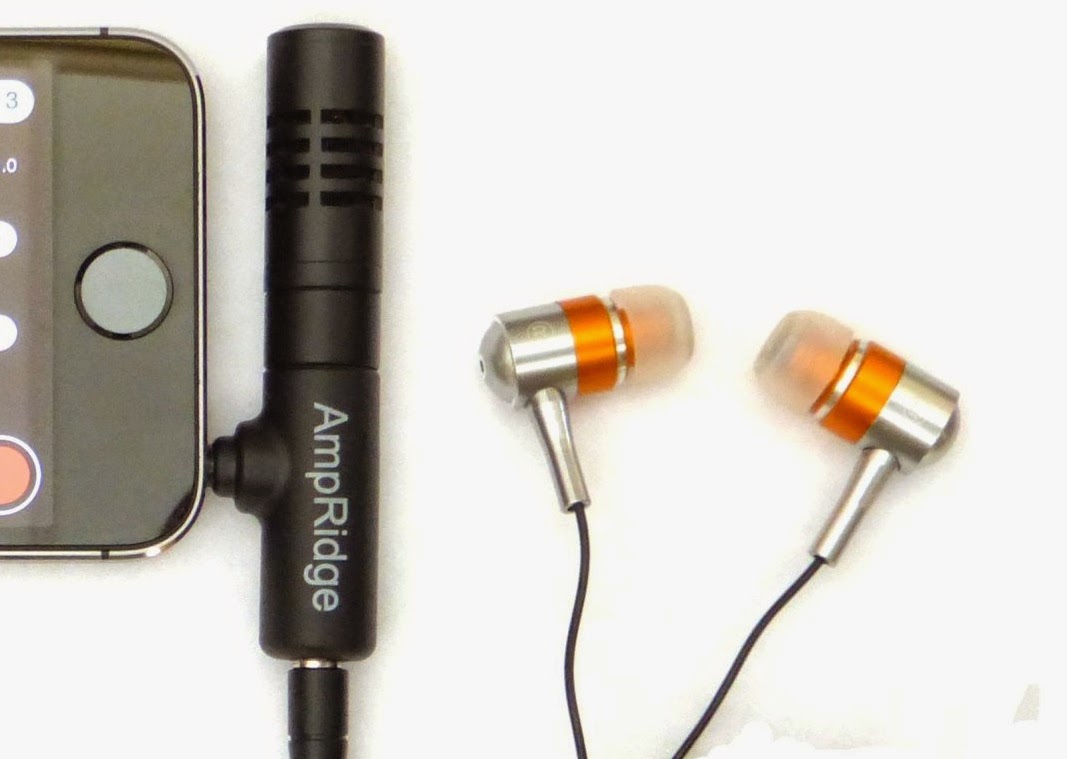 Images of MightyMic plugged into iPhone 5s