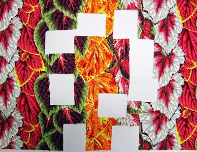 Robin Atkins, shimmer quilt, cutting fabric for half-square triangles Robin Atkins, shimmer quilt, cutting fabric for half-square triangles