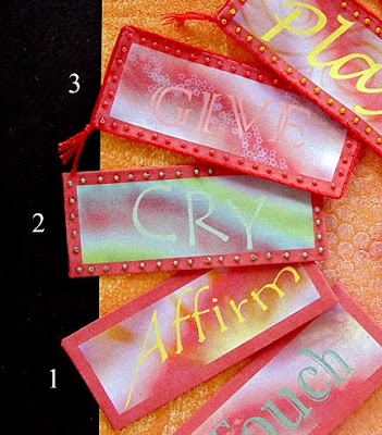 embellished words and border treatments