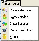 application menu structure
