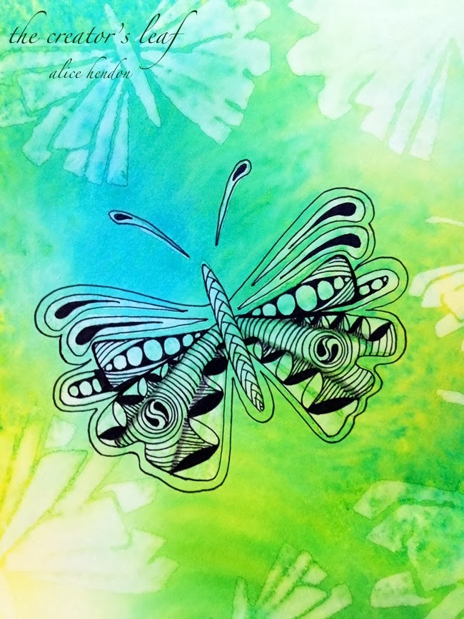Alice Hendon, The Creator's Leaf, Butterfly Magic, www.thecreatorsleaf.blogspot.com