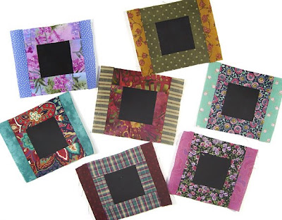 God's Eye quilt by Robin Atkins, auditioning fabrics 1