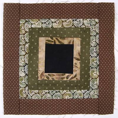 God's Eye Quilt, block 4, by Robin Atkins