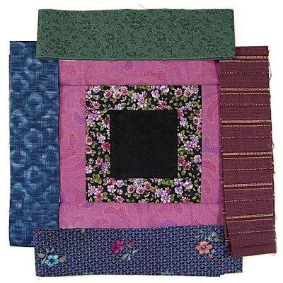 God's Eye Quilt by Robin Atkins, auditioning fabrics 24