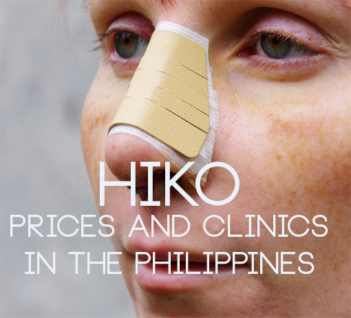 HIKO noselifting Prices and Clinics in the Philippines hiko nosejob philippines clinic and price
