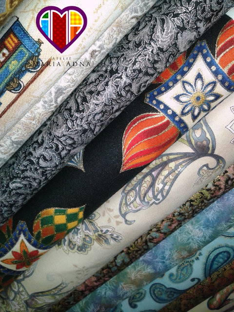 Tecidos para bolsas e patchwork do Maria Adna Ateliê
