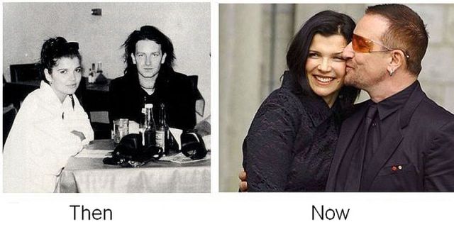 Bono and Alison Hewson, together since 1975 Bono and Alison Hewson, together since 1975
