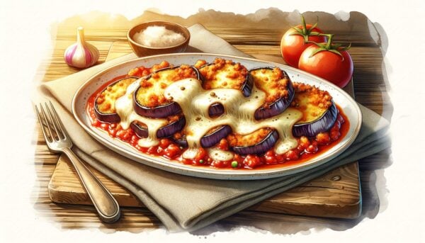 Crispy Air Fryer Eggplant Parmesan Recipe
