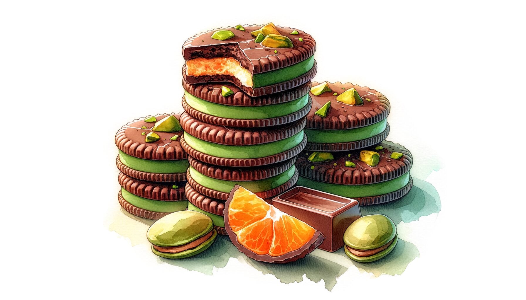 Indulge in Decadent Orange Chocolate Pistachio Shookies