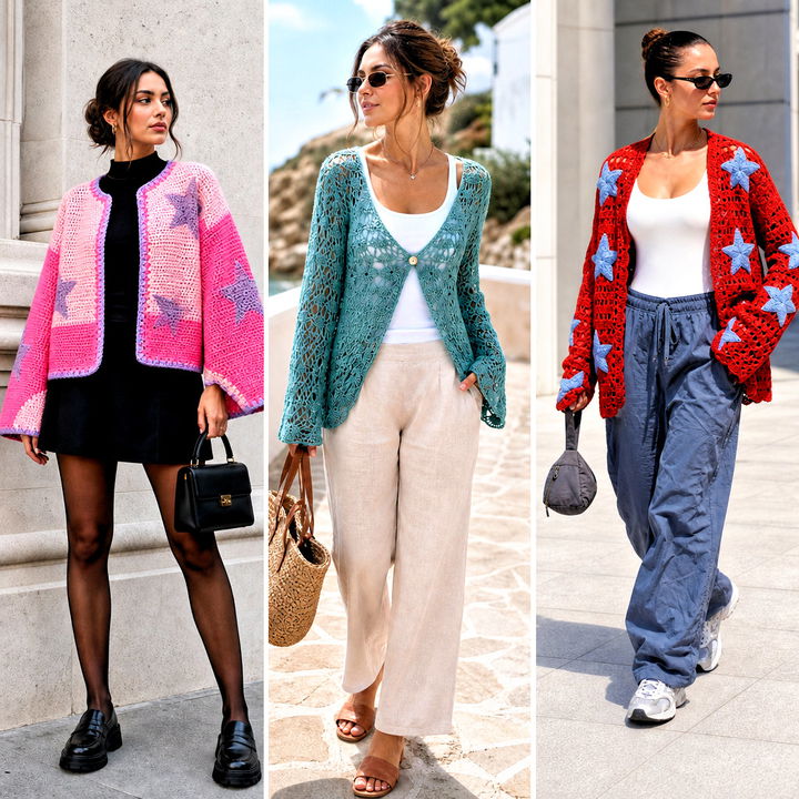 25 Taylor Swift Folklore Crochet Cardigan outfit ideas