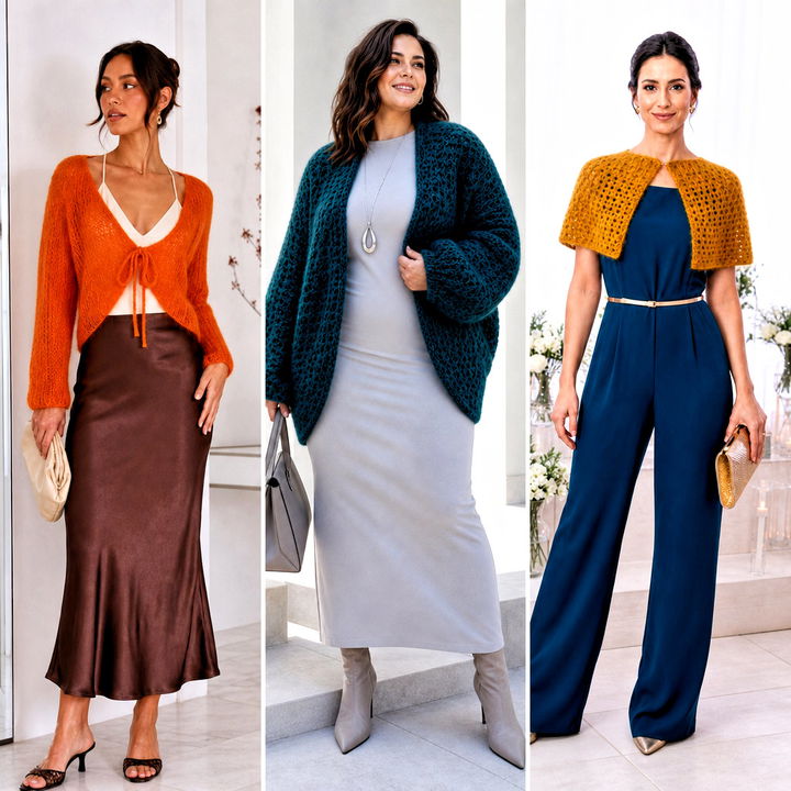 25 mohair crochet shrug outfit ideas