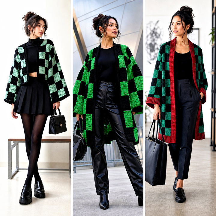 25 tanjiro crochet kimono outfit ideas