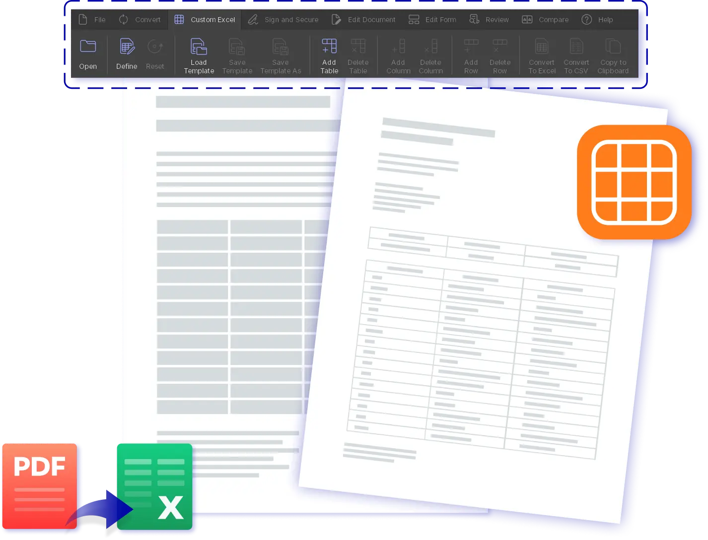 Unmatched PDF to Excel conversion accuracy with Able2Extract Professional