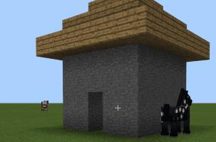 House made from blocks