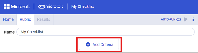 Add Criteria