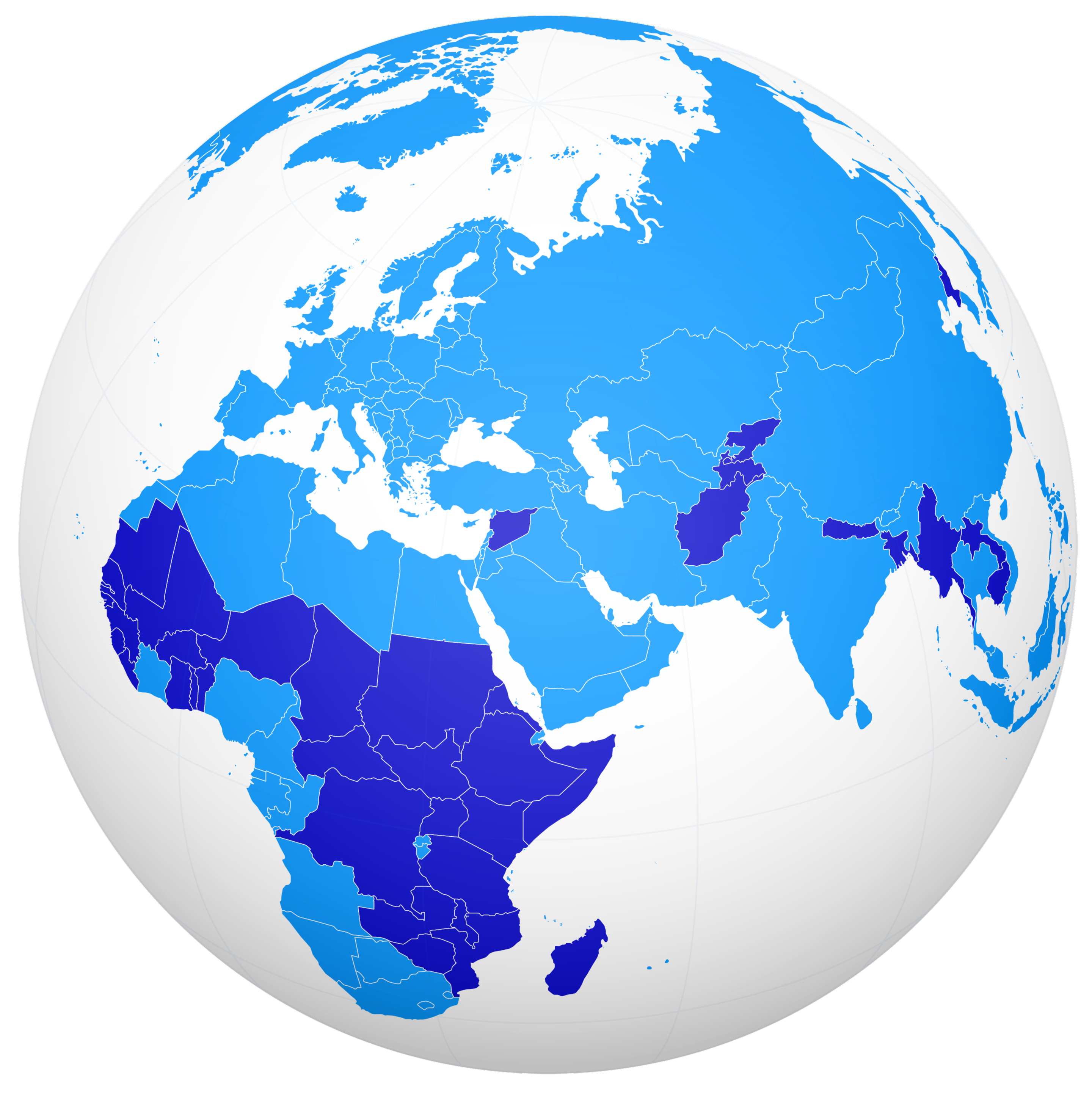 Accord for healthier world globe