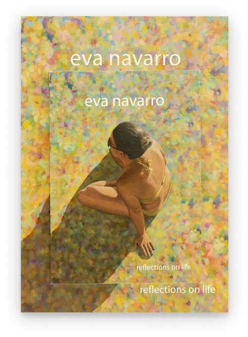 A cover with a woman sitting in the middle