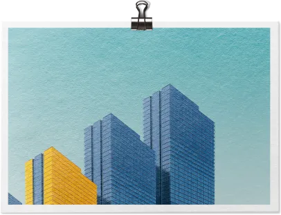 A photo with 3 skyscrapers in it