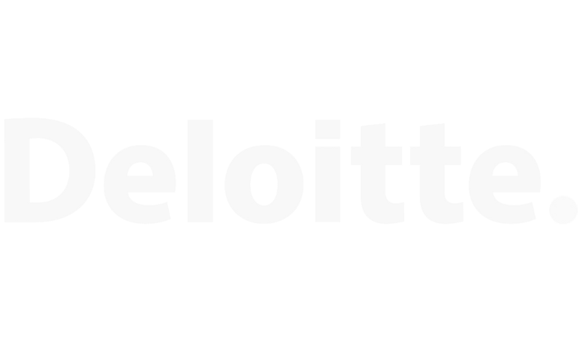 Deloitte company name in white text with a dot at the end on a transparent background.