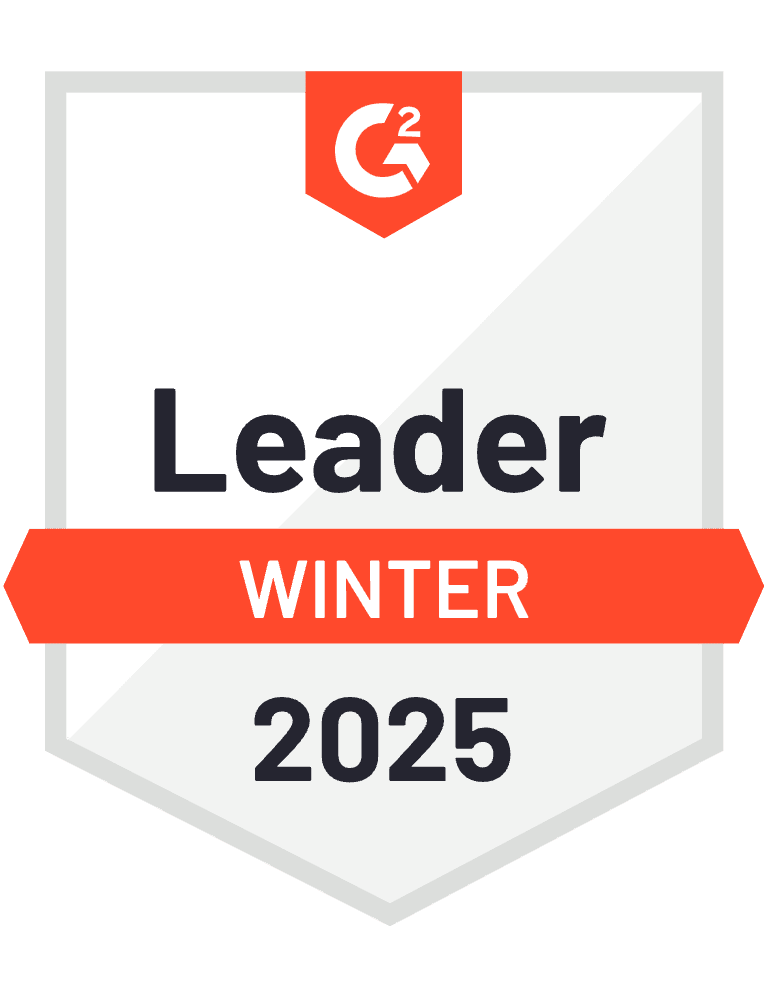 A G2 tag for 2024 Winter Leader Award for Anyword