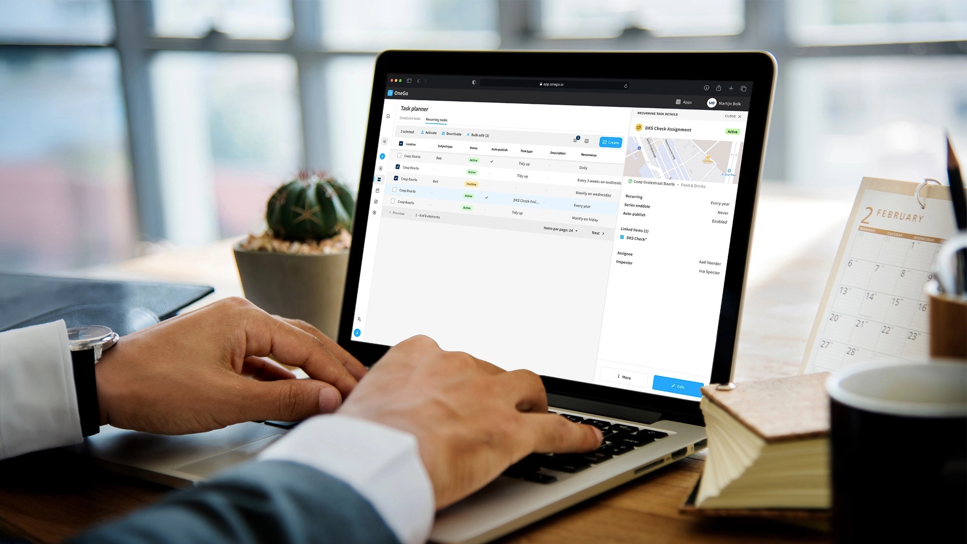 One Go Web Overview being used