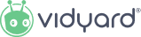 Risotto customer Vidyard's logo with a green robot face icon and dark blue wordmark.