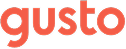 Risotto customer story Gusto's orange logo