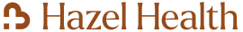 Risotto customer Hazel Health's orange color logo.