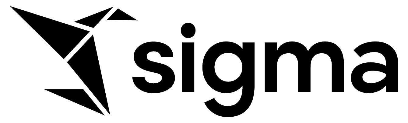 Sigma computing logo in black