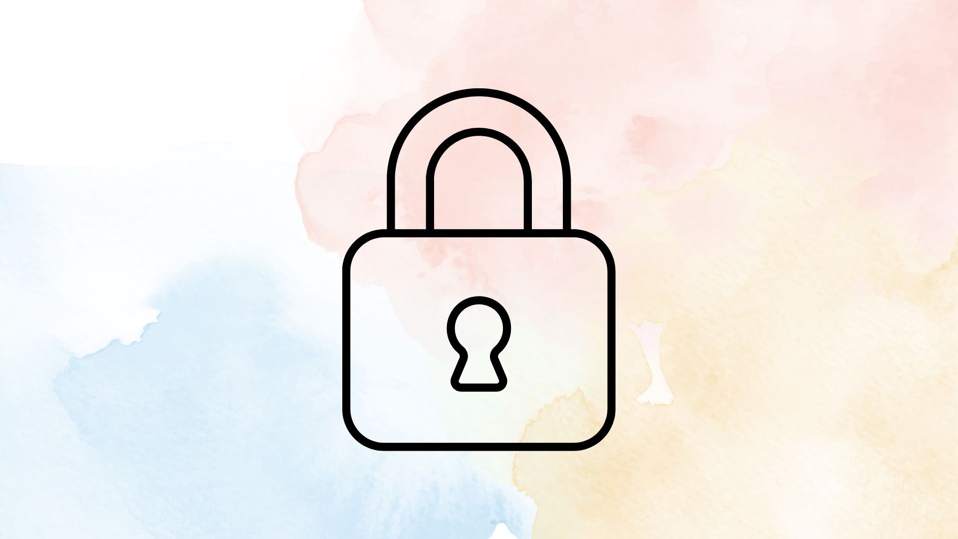 Symbolic image of a lock