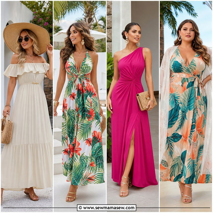 30 Maxi Dress For Beach Outfit Ideas For Breezy Days