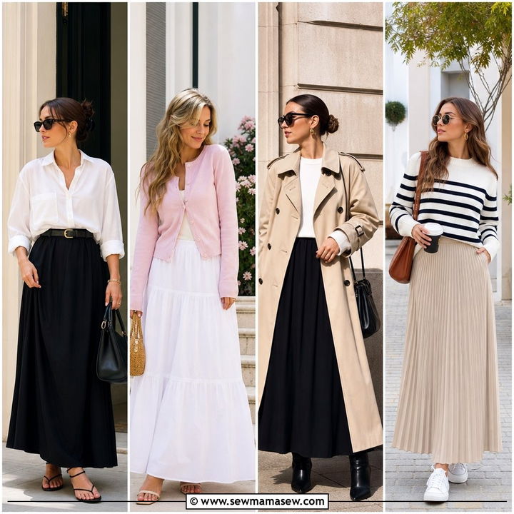 30 Spring Outfits With Maxi Skirts Feminine Looks to Copy