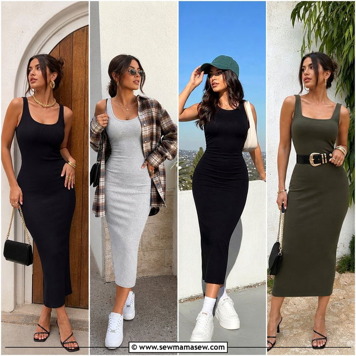 30 Tank Dress Outfits for Women Easy Warm-Weather Looks