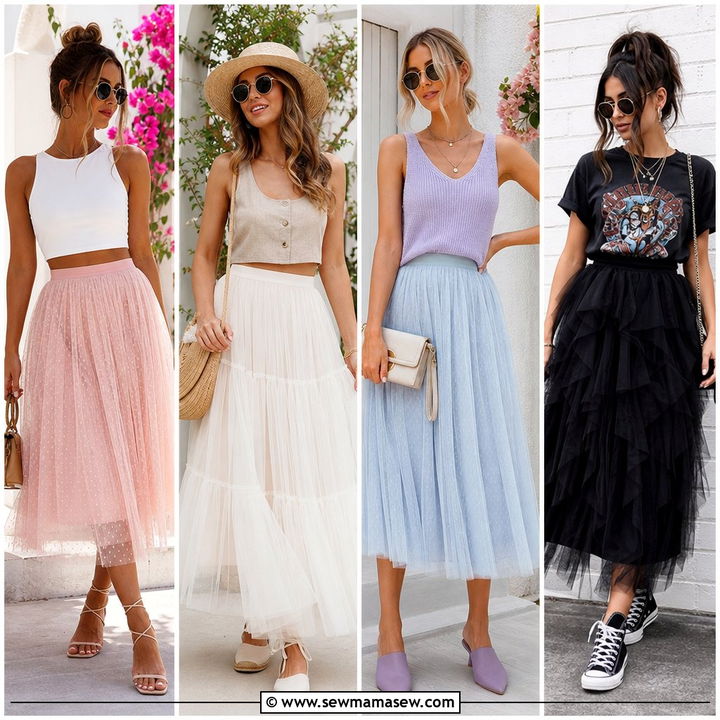 30 Tulle skirt outfit ideas for summer Dreamy Looks Now