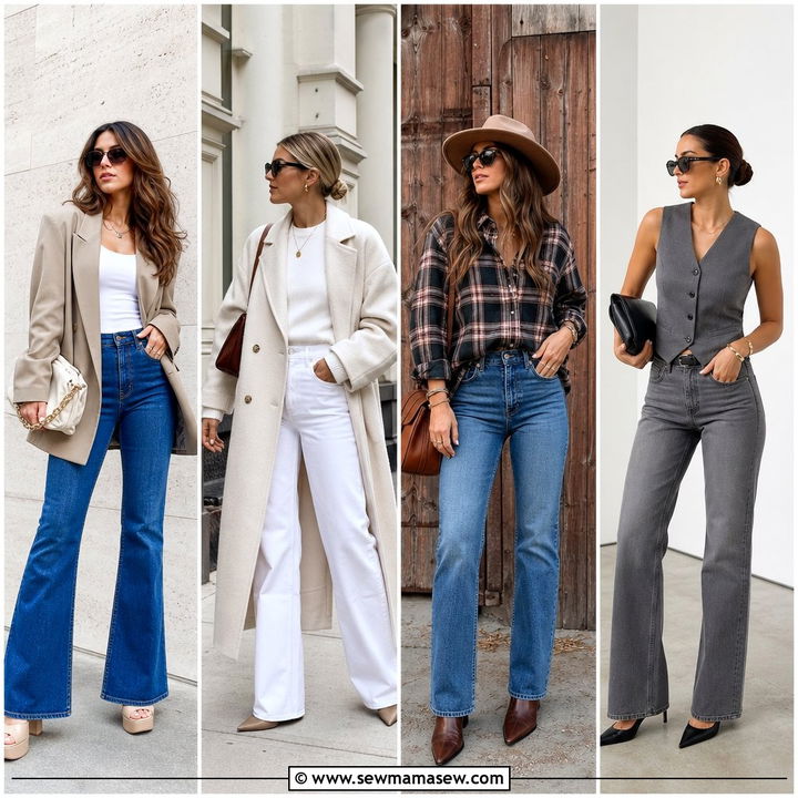 30 transitional jeans outfit ideas for Effortless Fall Looks